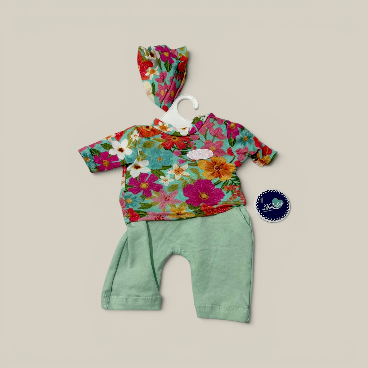 Conjunto Simon jean, polera y gorro p/bebotes medianos