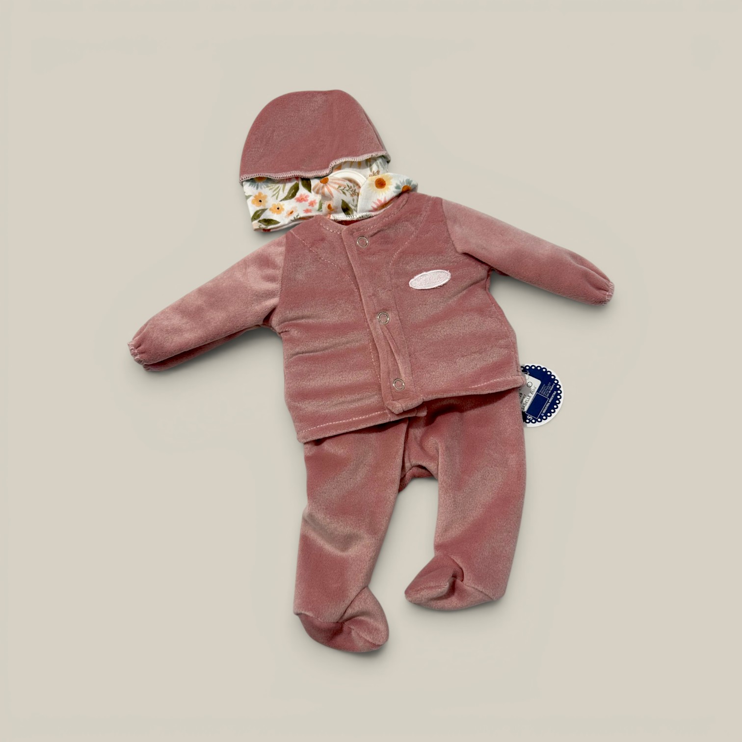 Conjunto en pluch Isabelle p/Bebotes medianos