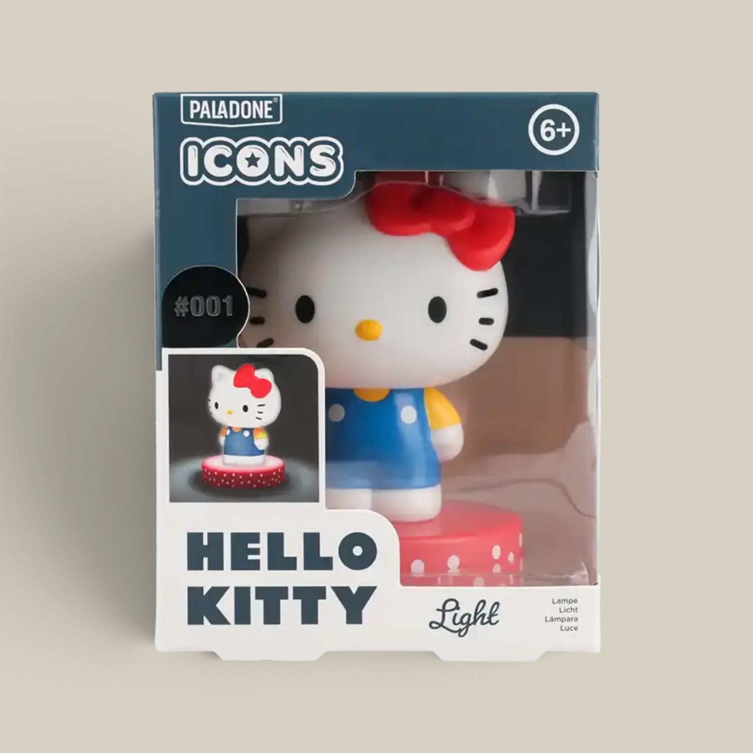 Luz 3d hello kitty 10.8cm