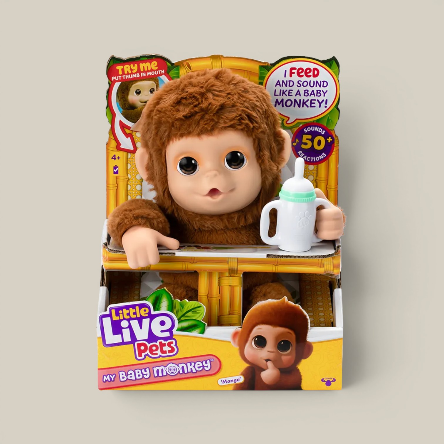 Little Live Pets Monito Interactivo My Baby Monkey