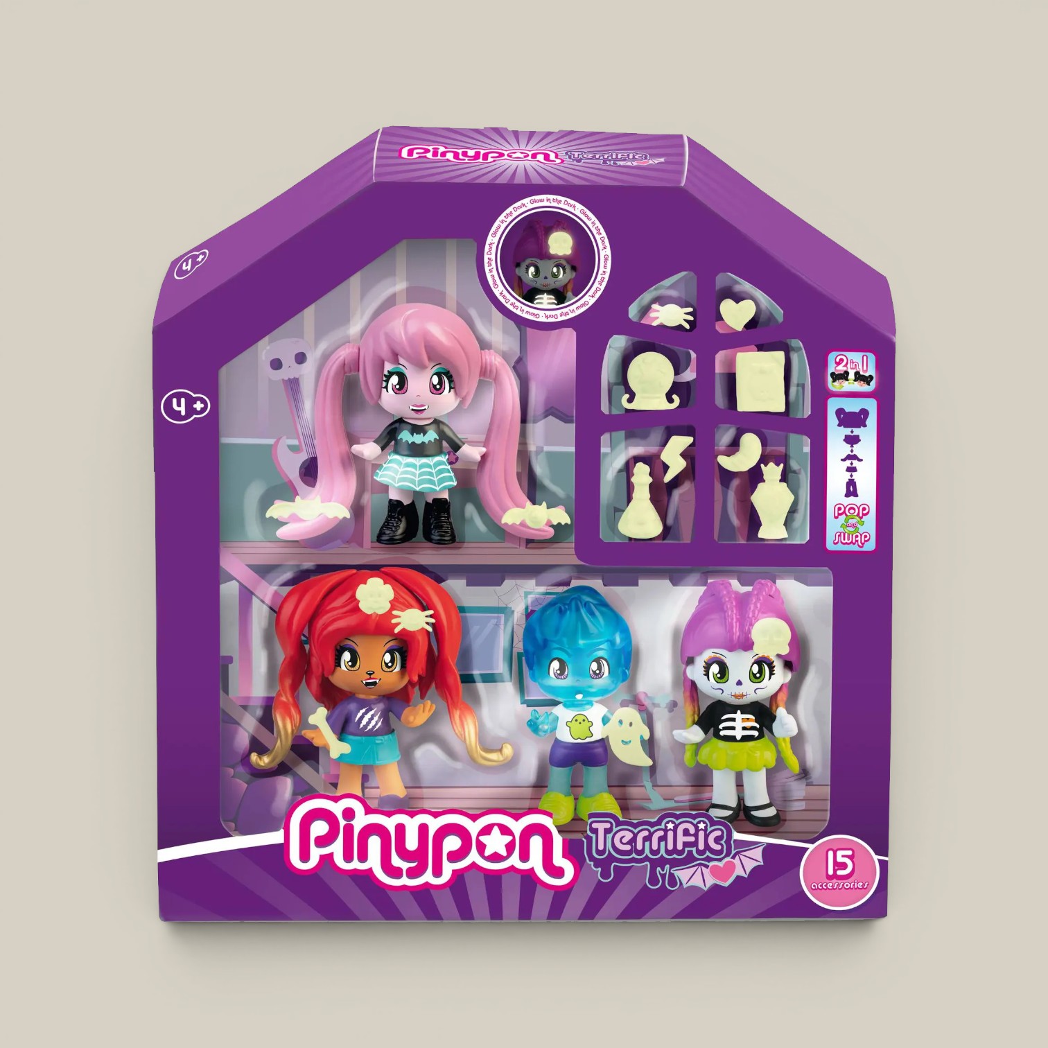 Set pinypon terrific friends