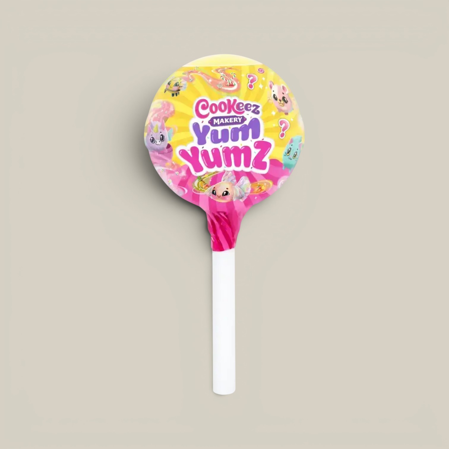 Chupetin c/mascotas de Peluche sorpresa perfumadas
