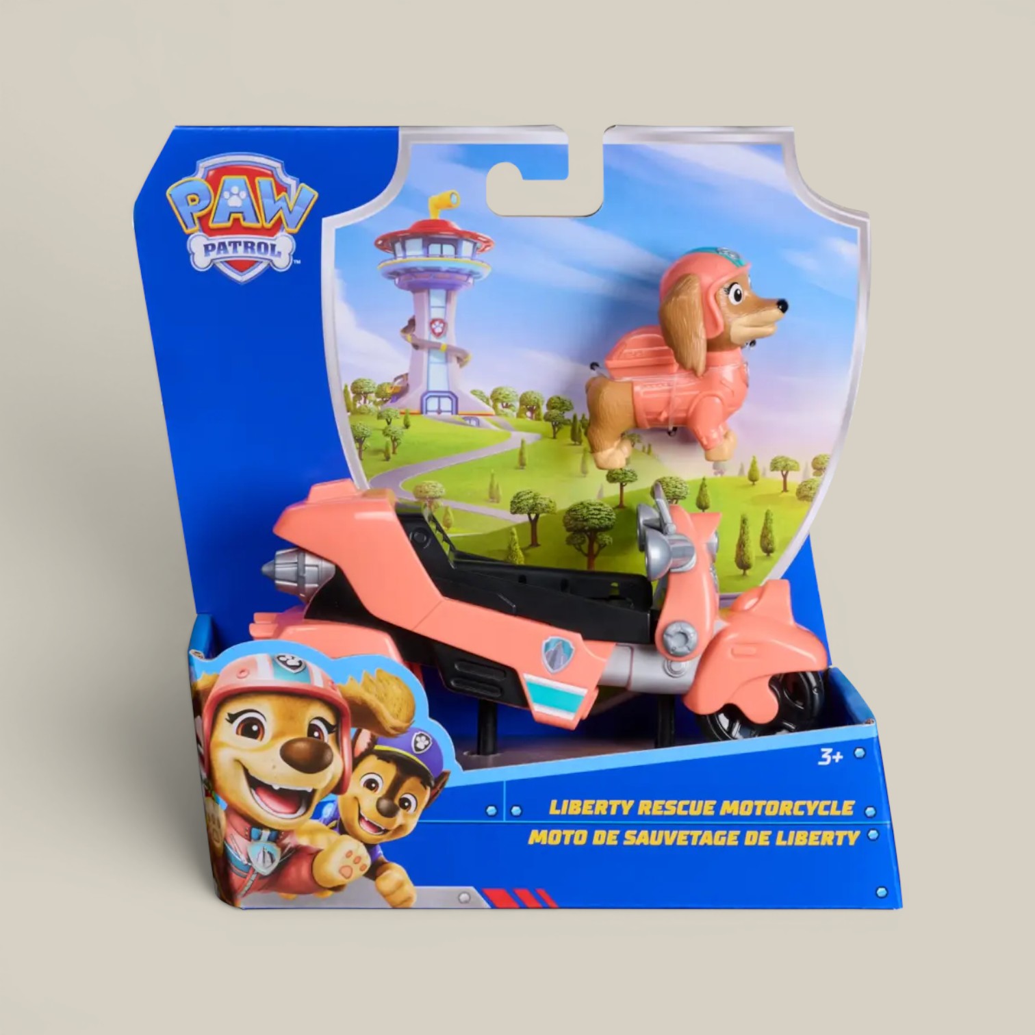 Vehículo paw patrol c/Figura cachorro liberty