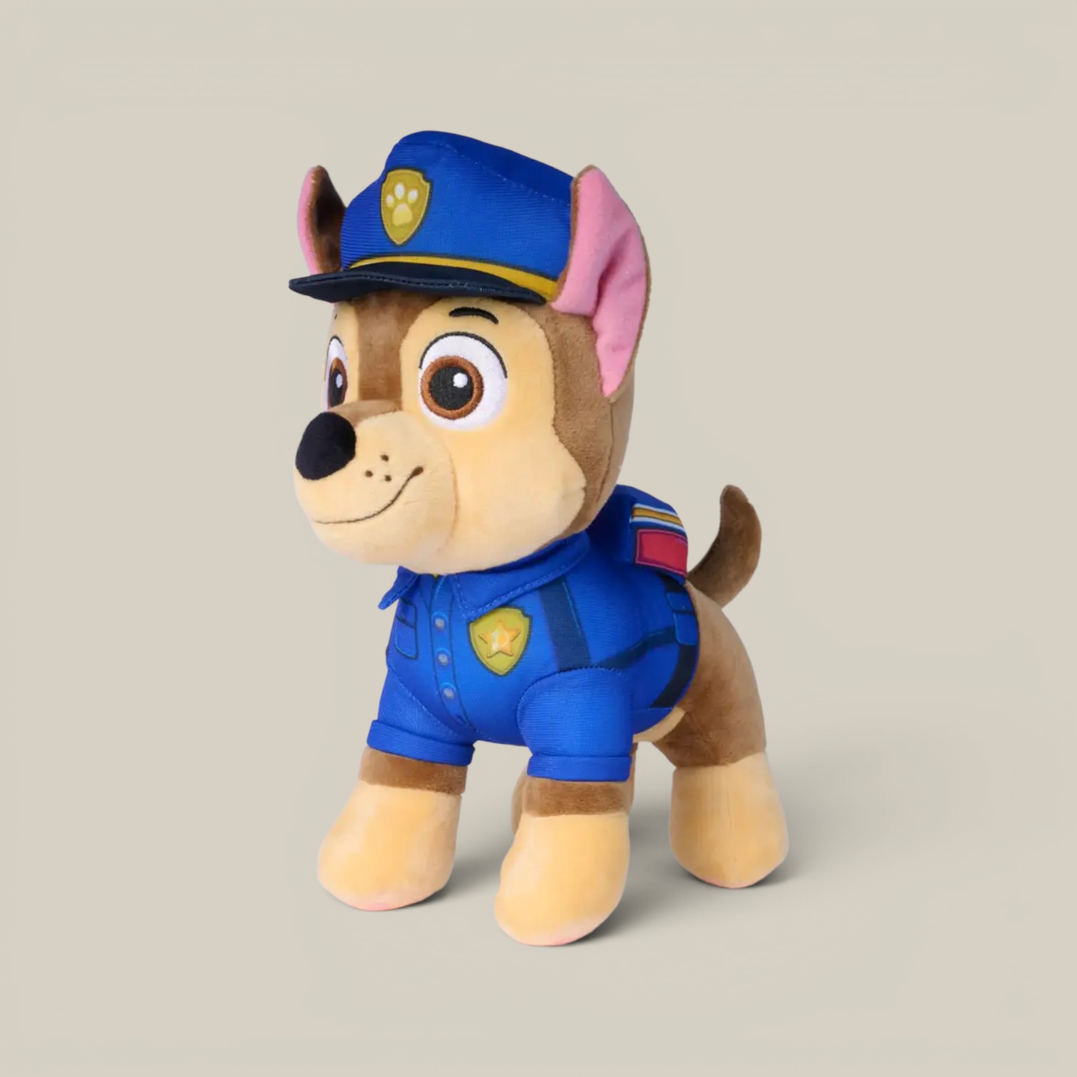 Peluche 10cm de chase.linterna extensible incorporada