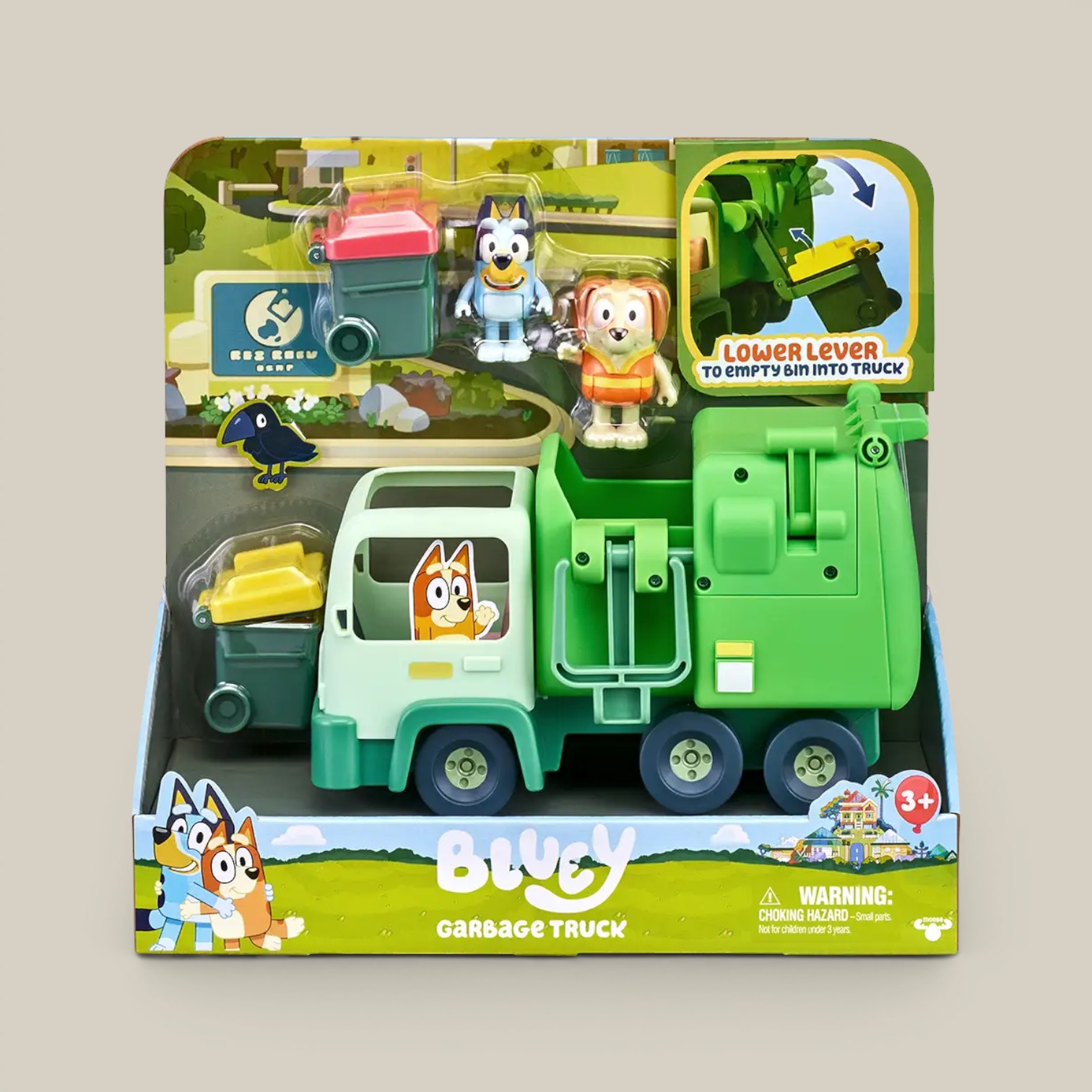 Camion de basura c/2 Figuras 6cm y accesorios