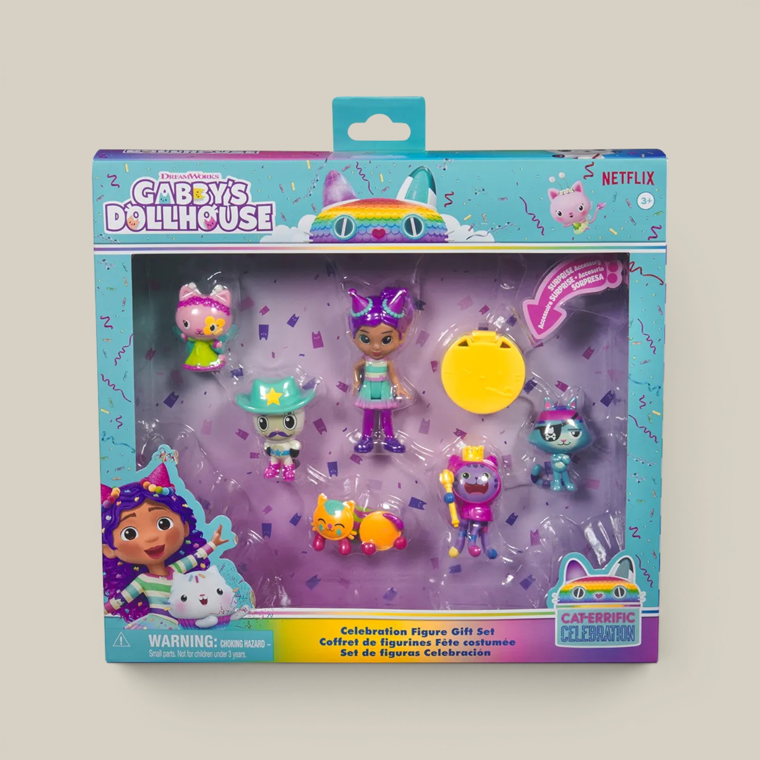 Pack de Figuras chiquitas p/recrear la casa de gabby