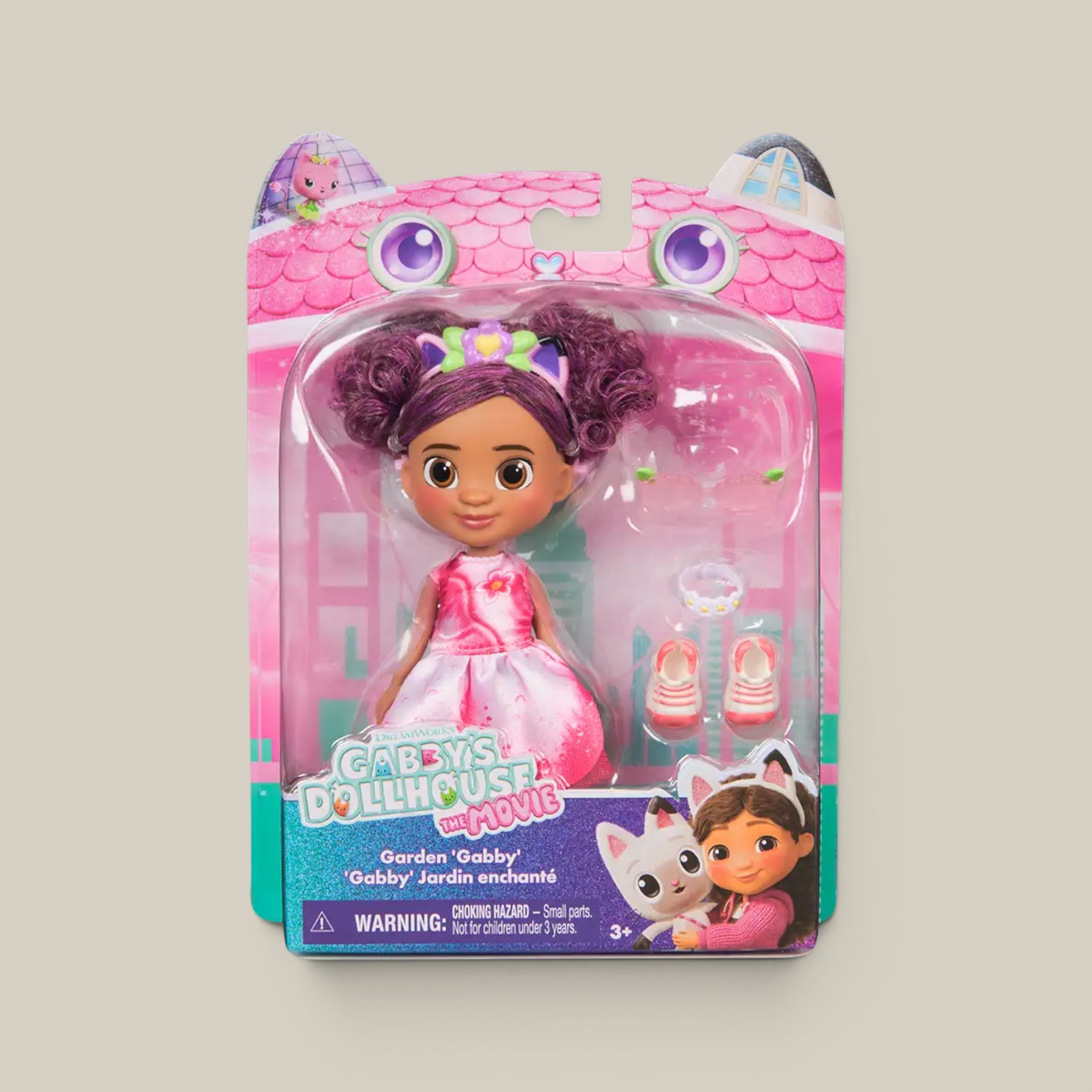 Muñeca gabby c/ropa jardinera c/acc