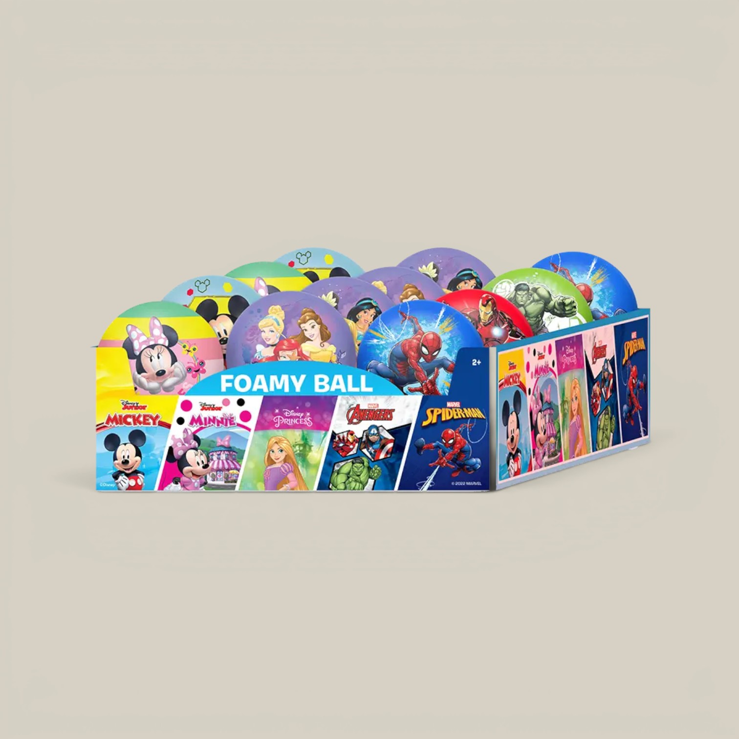 Pelota de personajes disney c/espuma
