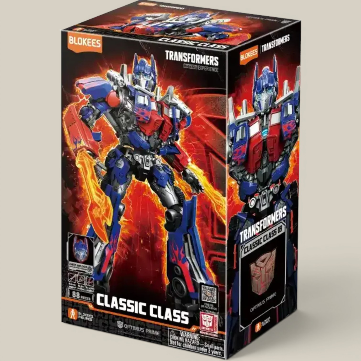 Transformers classic class 88 pzas c/Luz led