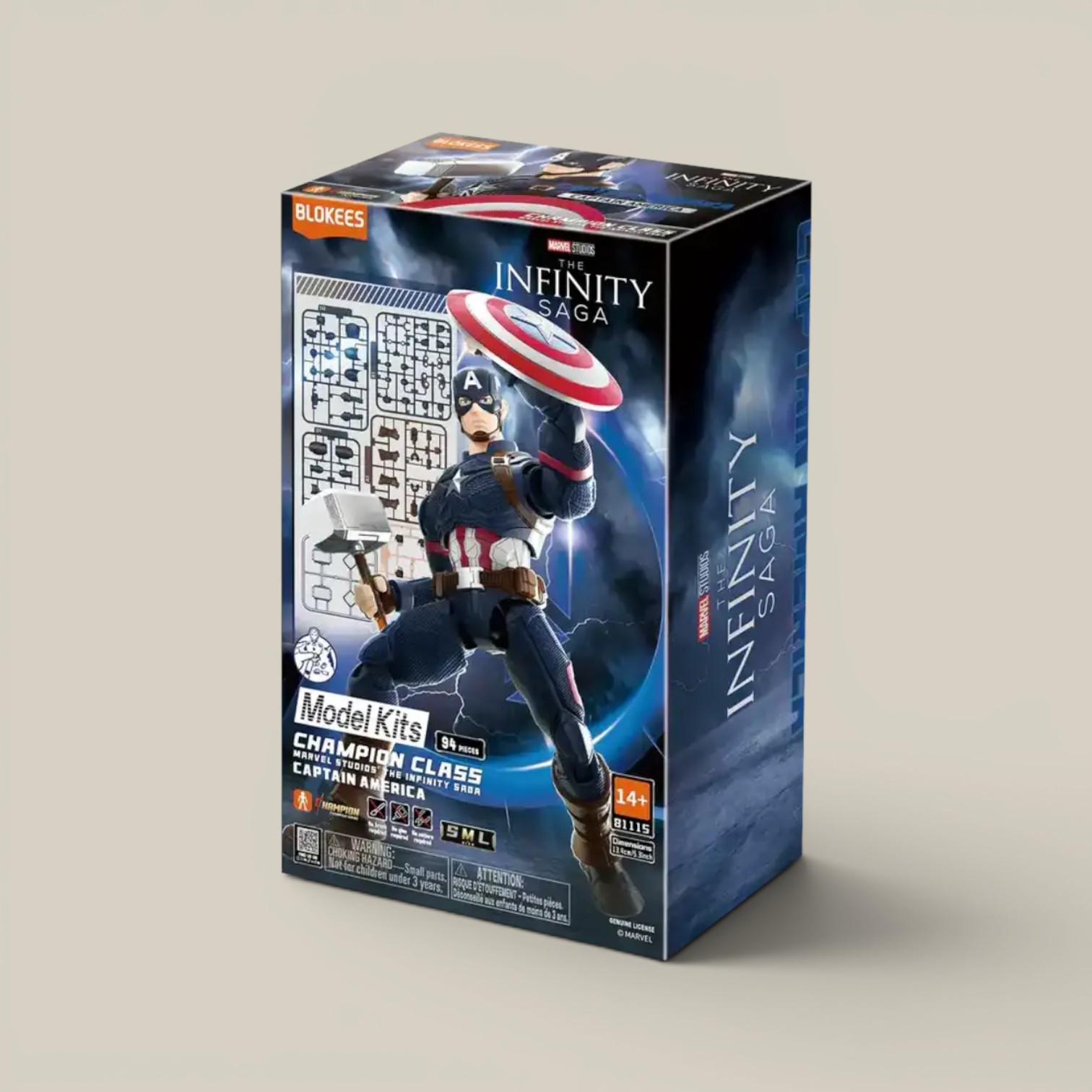 Capitan america marvel infinity saga champion 94 pzas