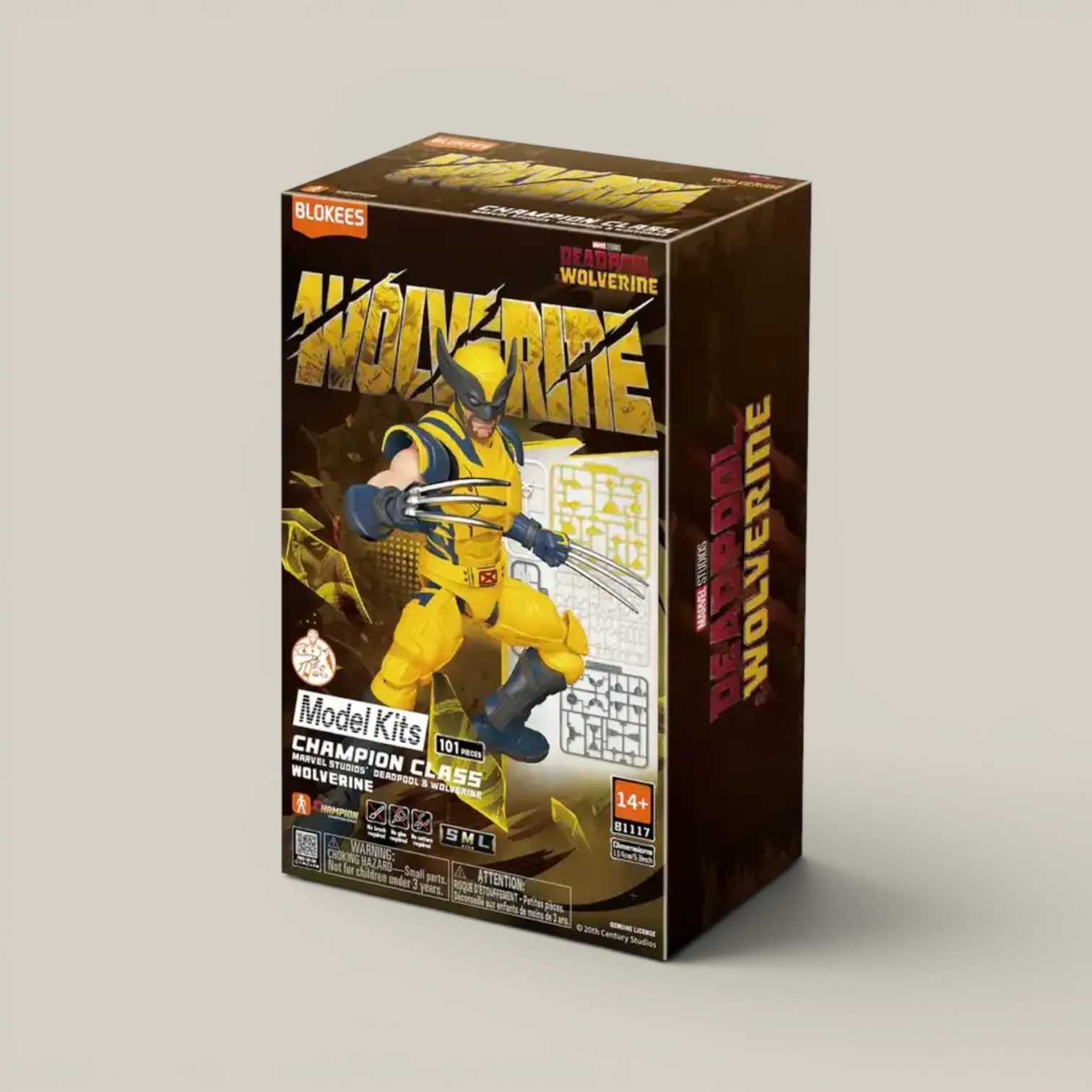 Wolverine marvel infinity saga champion c/accesorios