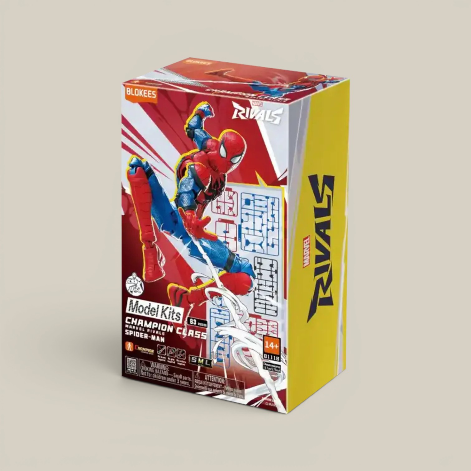 Spiderman marvel infinity saga champion 83 pzas