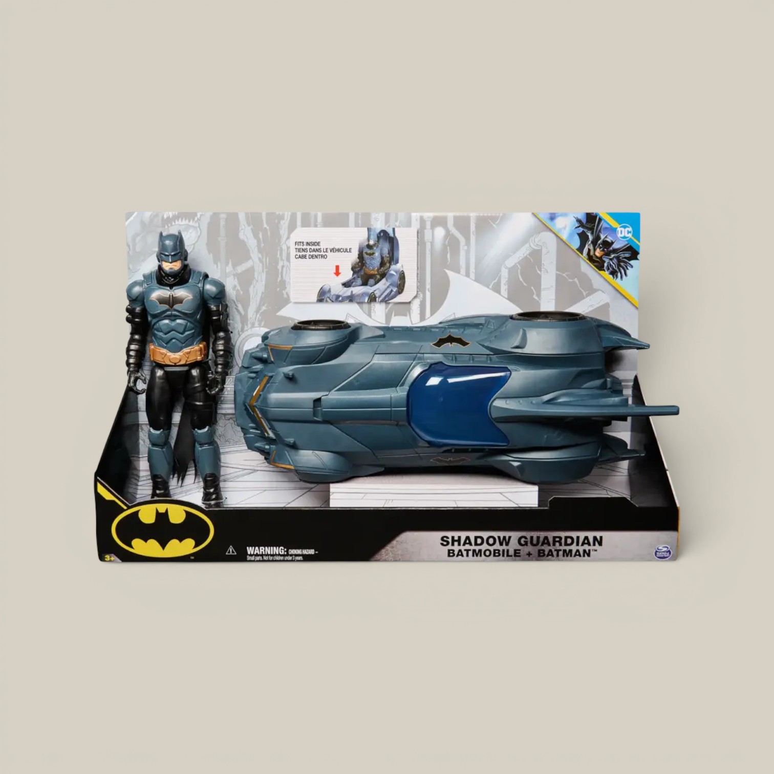 Batimovil 41cm + batman 30cm
