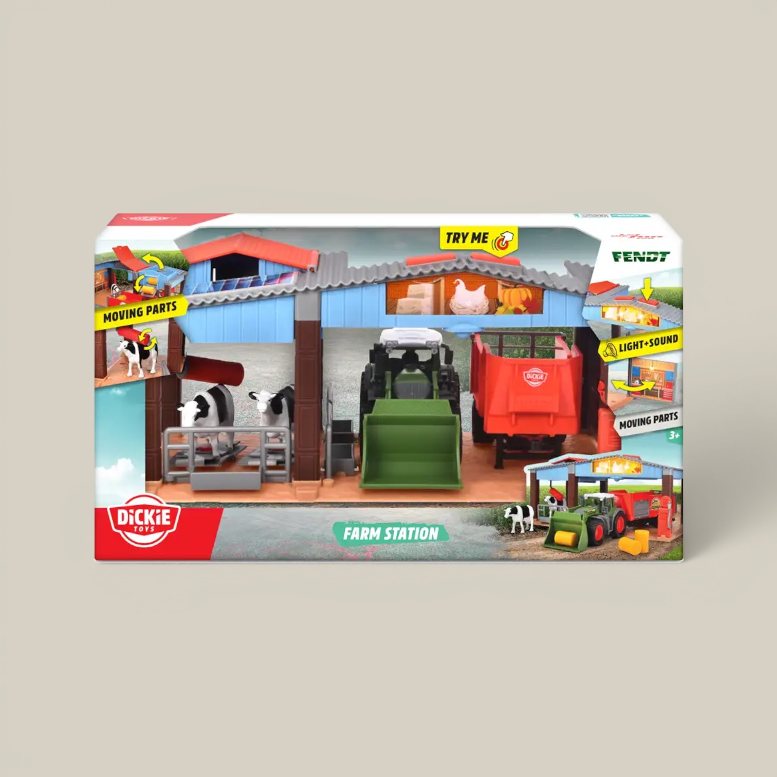 Tractor c/remolque c/acc. Luz y sonido