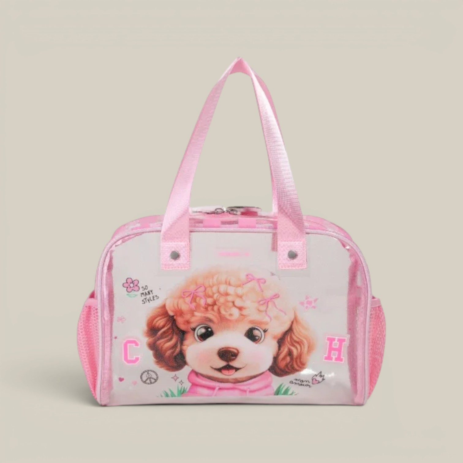 Bolso diseño de caniche