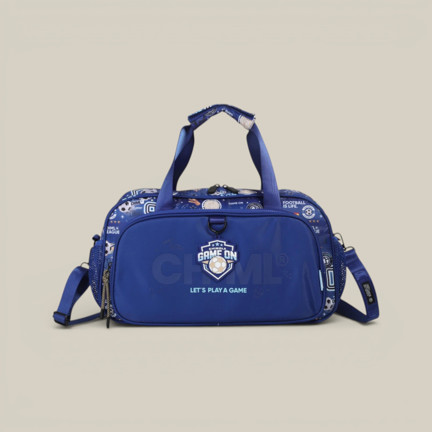 Bolso de playa futbol blue