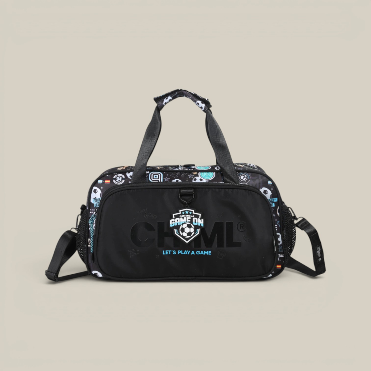 Bolso de playa futbol black