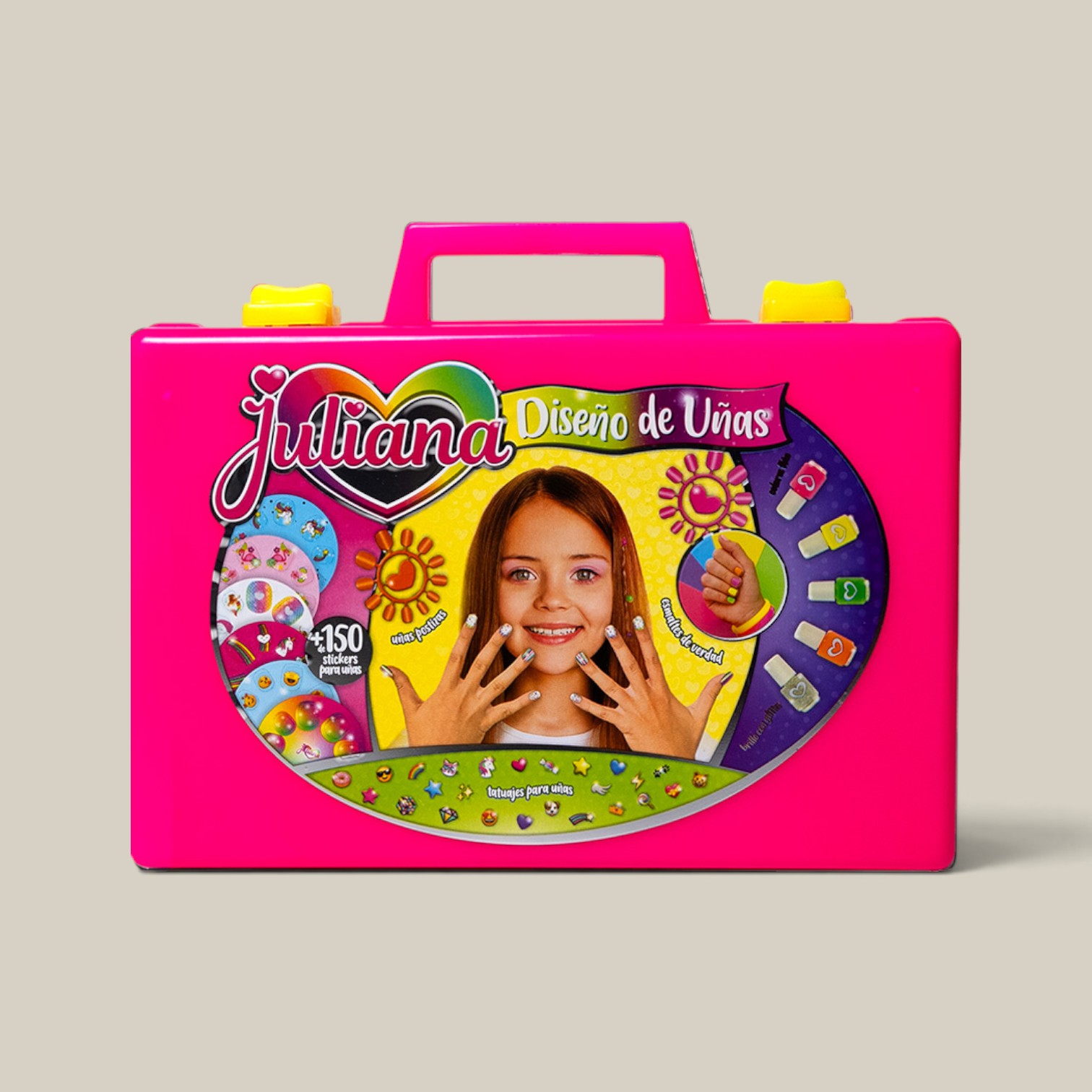 Valija Juliana diseño de uñas grande