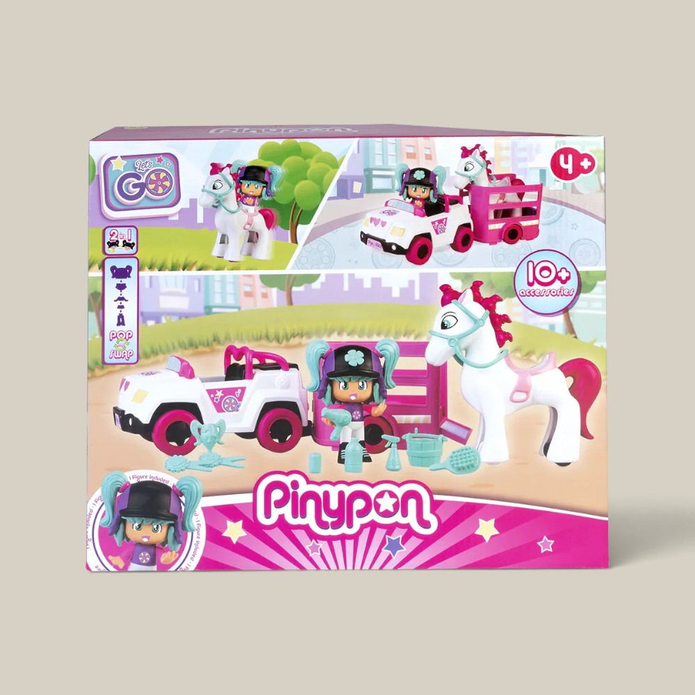 Pinypon set camioneta c/10 accesorios