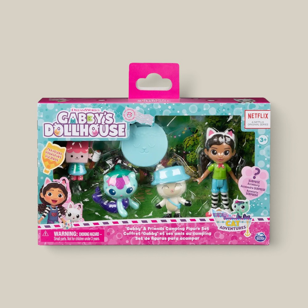 Muñeca Gabby y 4 Figuras friends