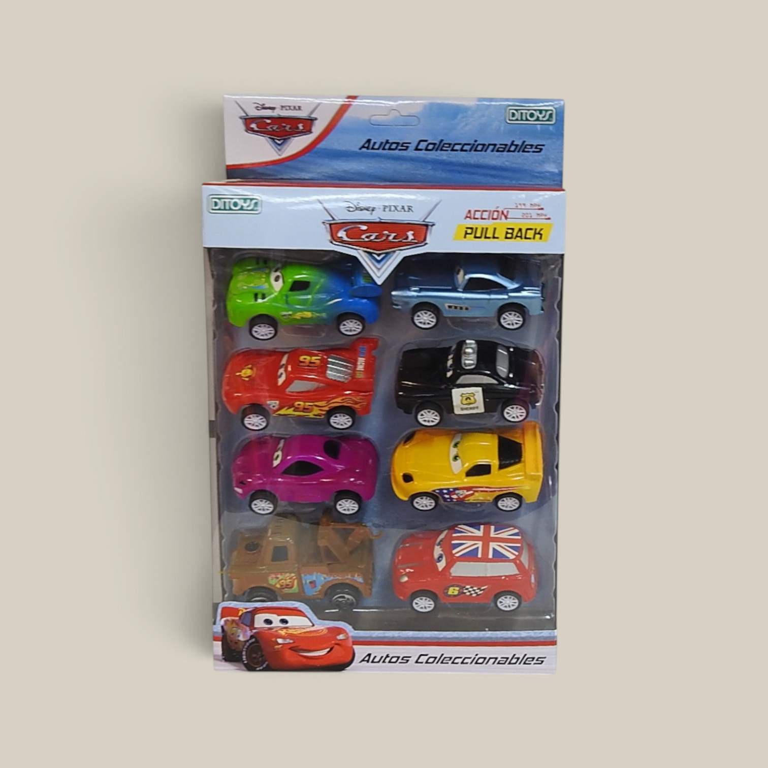 Cars pull back x 8