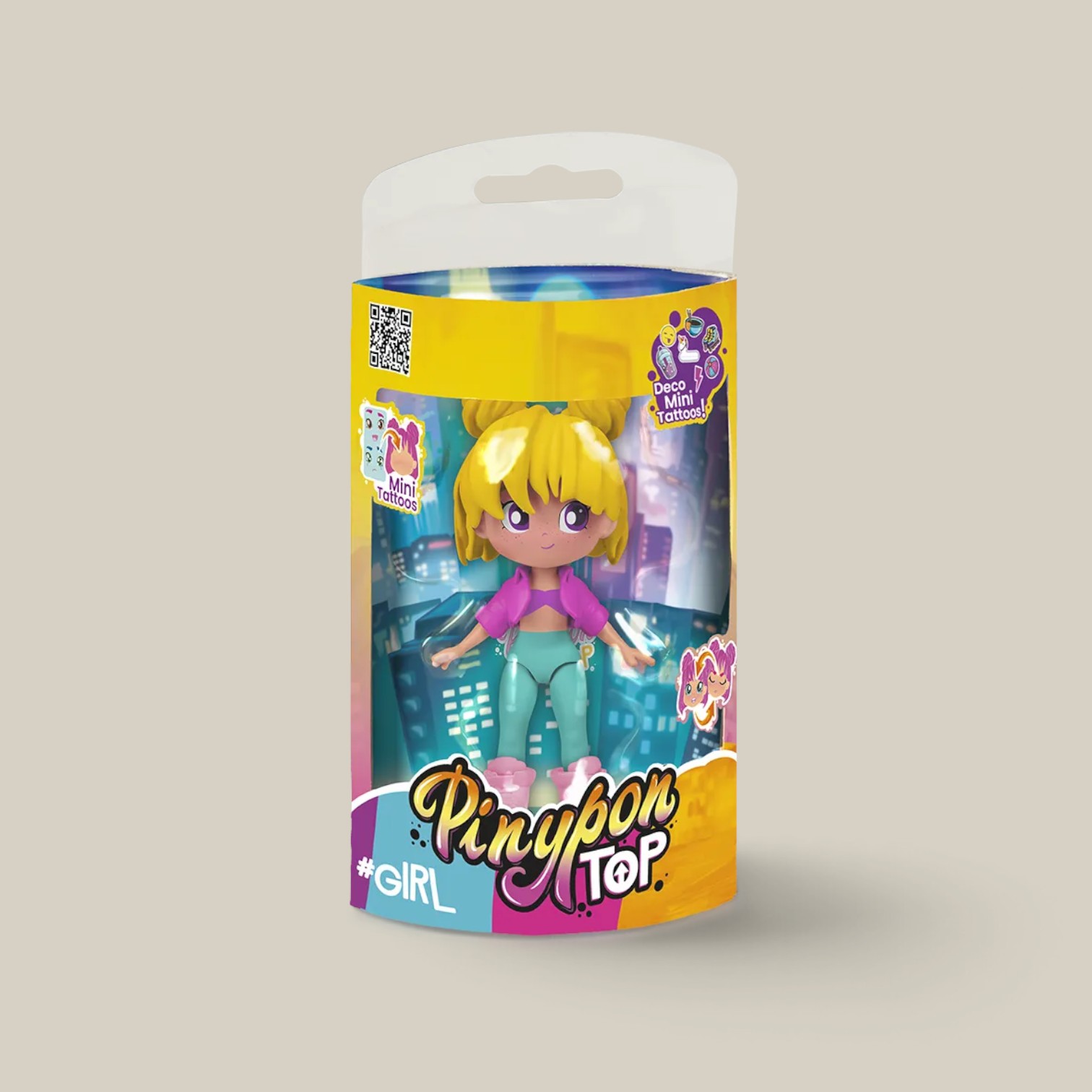 Muñeca Pinypon top 11.5cm articulada