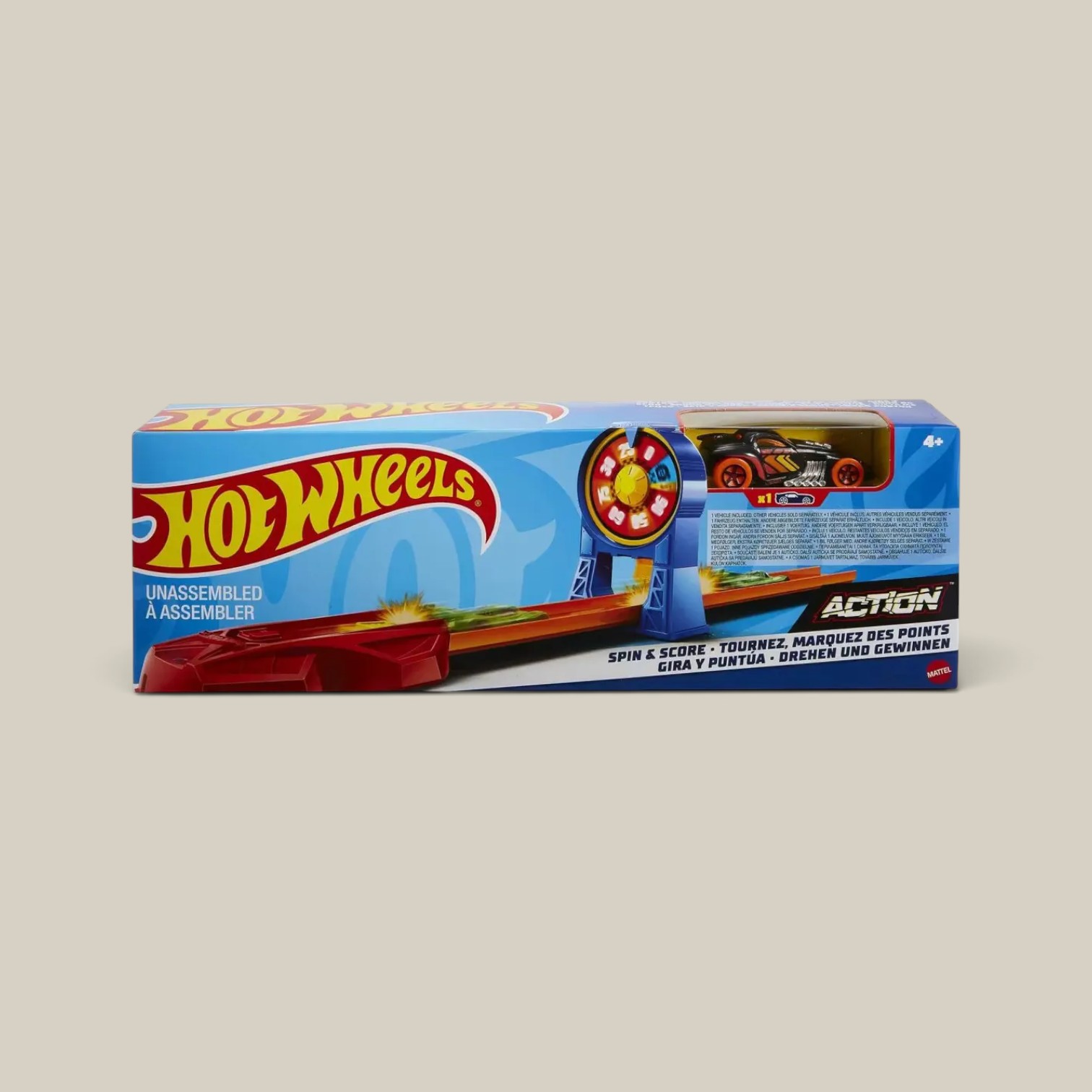 Pista Hot Wheels action clasico de acrobacias