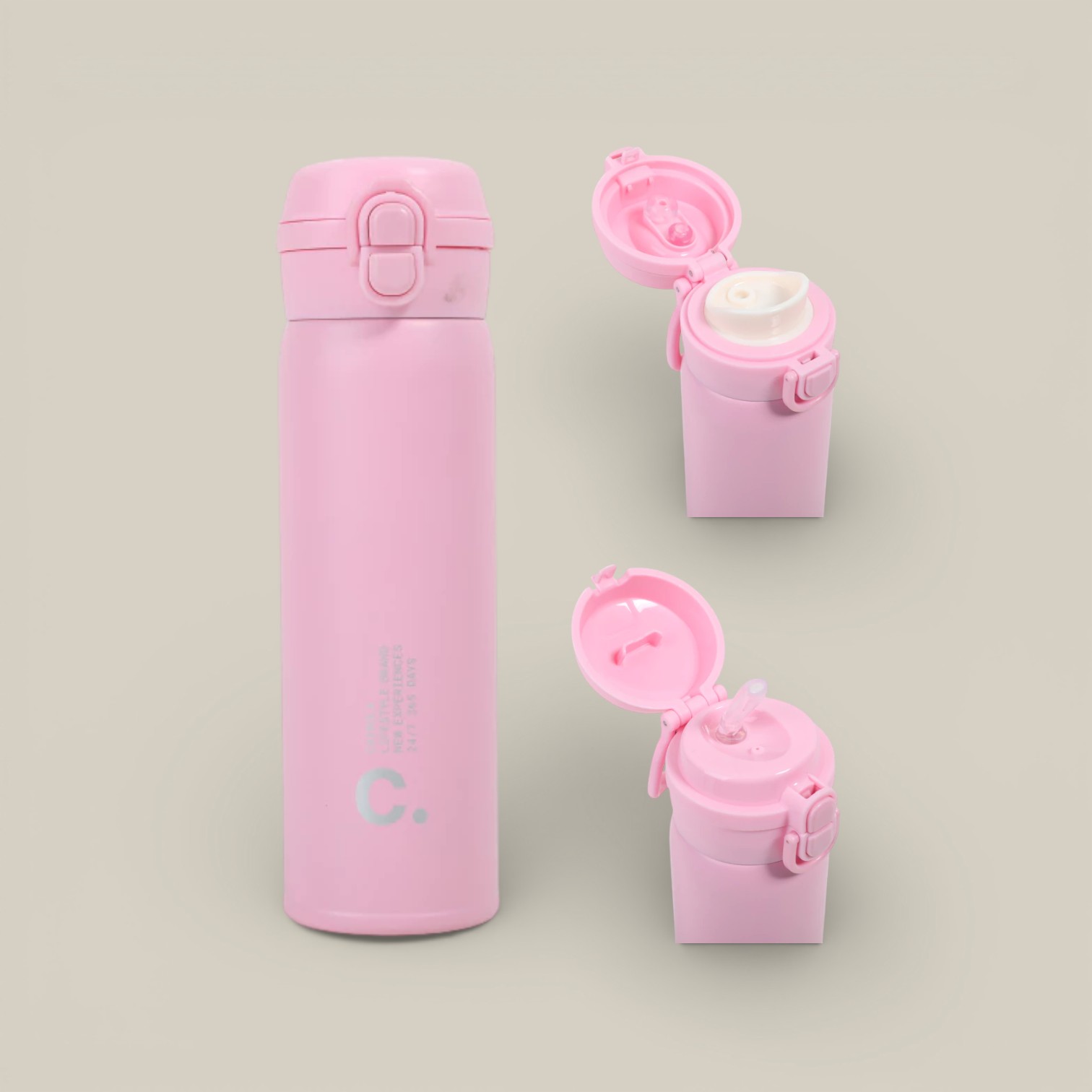 Botella orlando 350ml rosa
