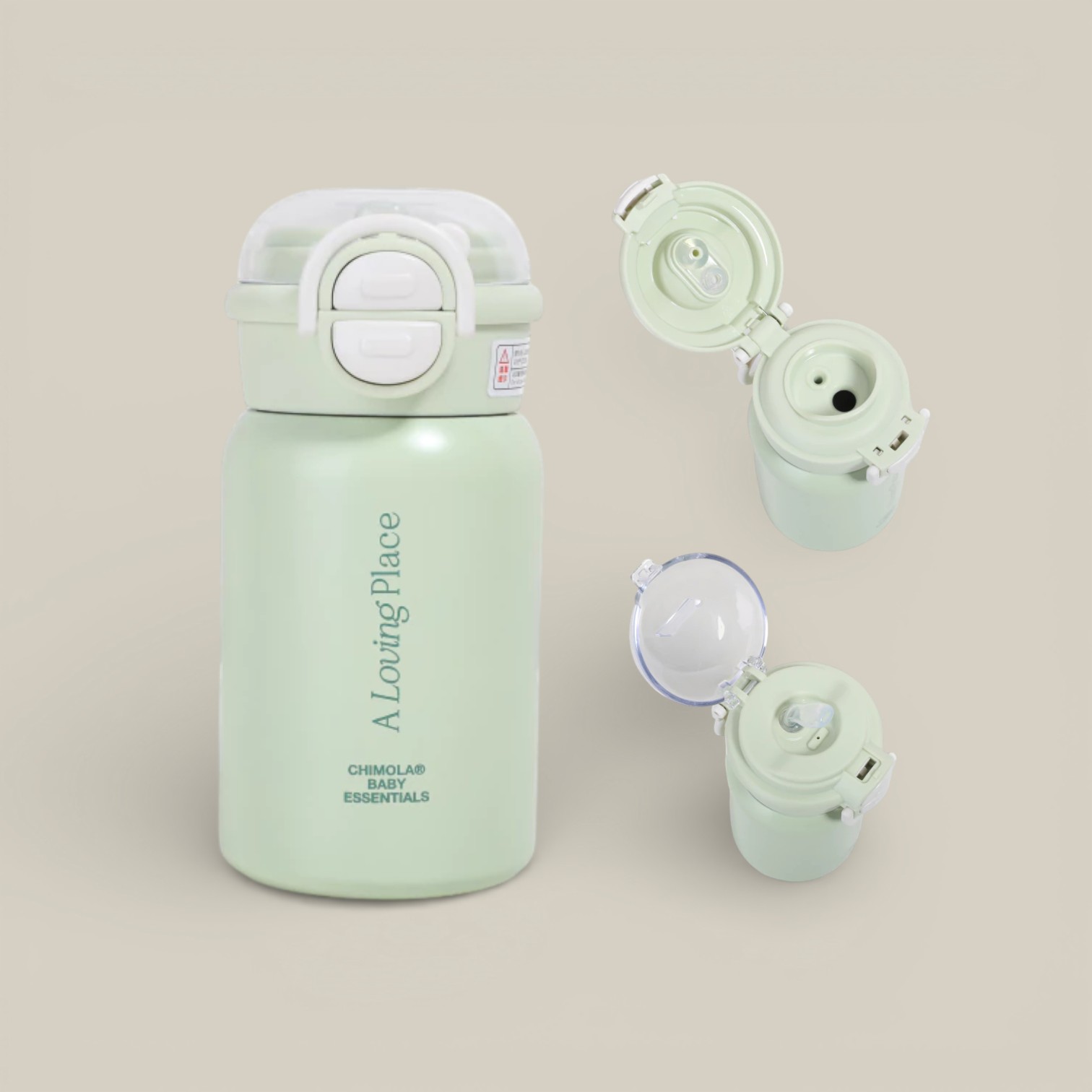 Botella olivia 400ml verde