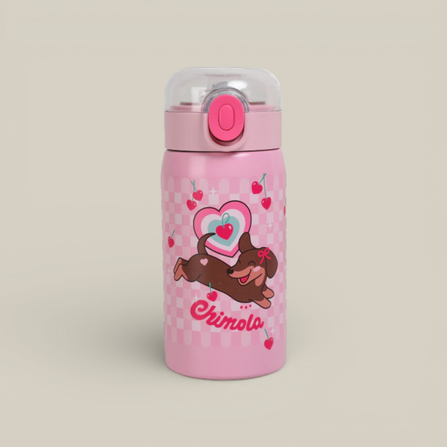 Botella cute personaje 350ml dog