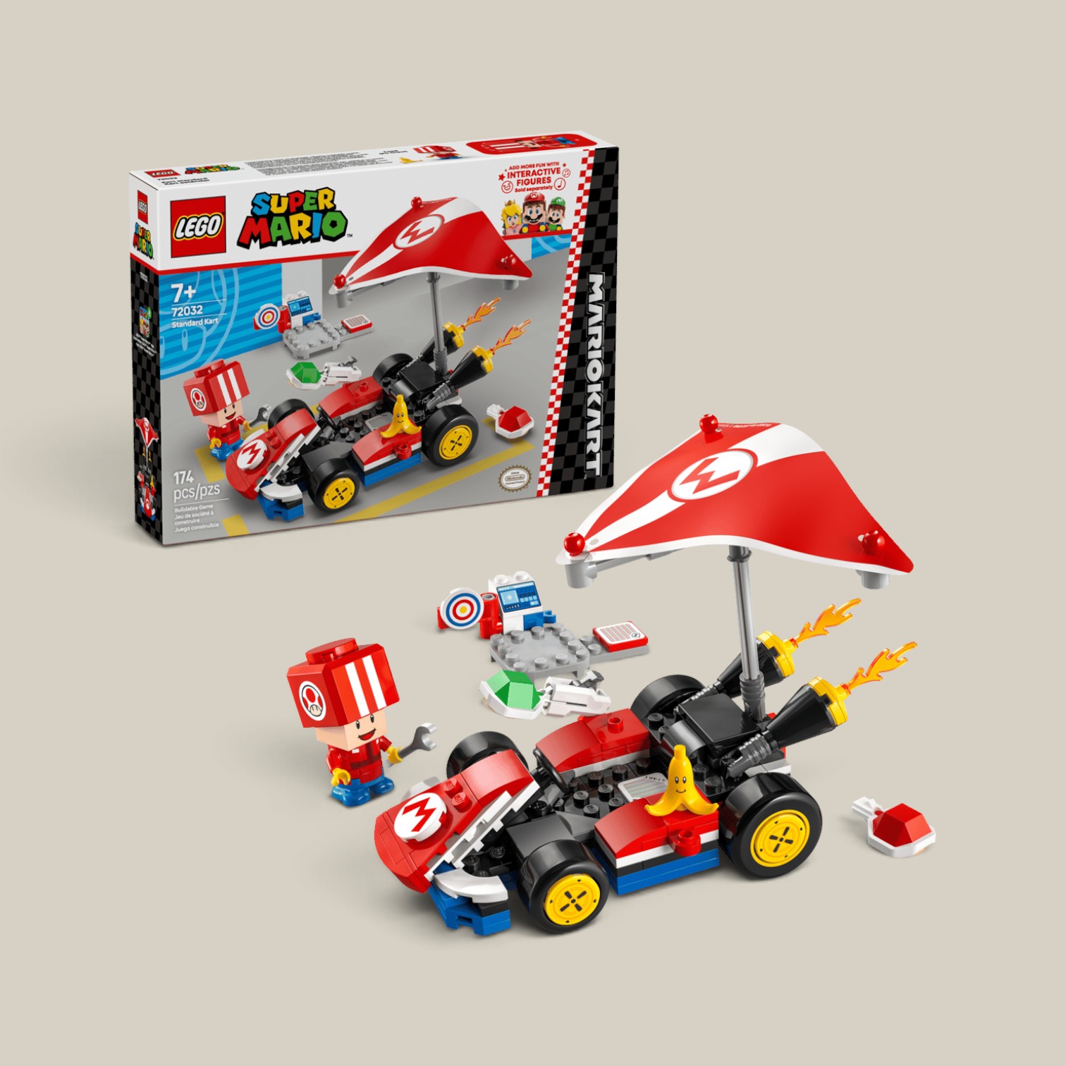 Lego mario kart - standa
