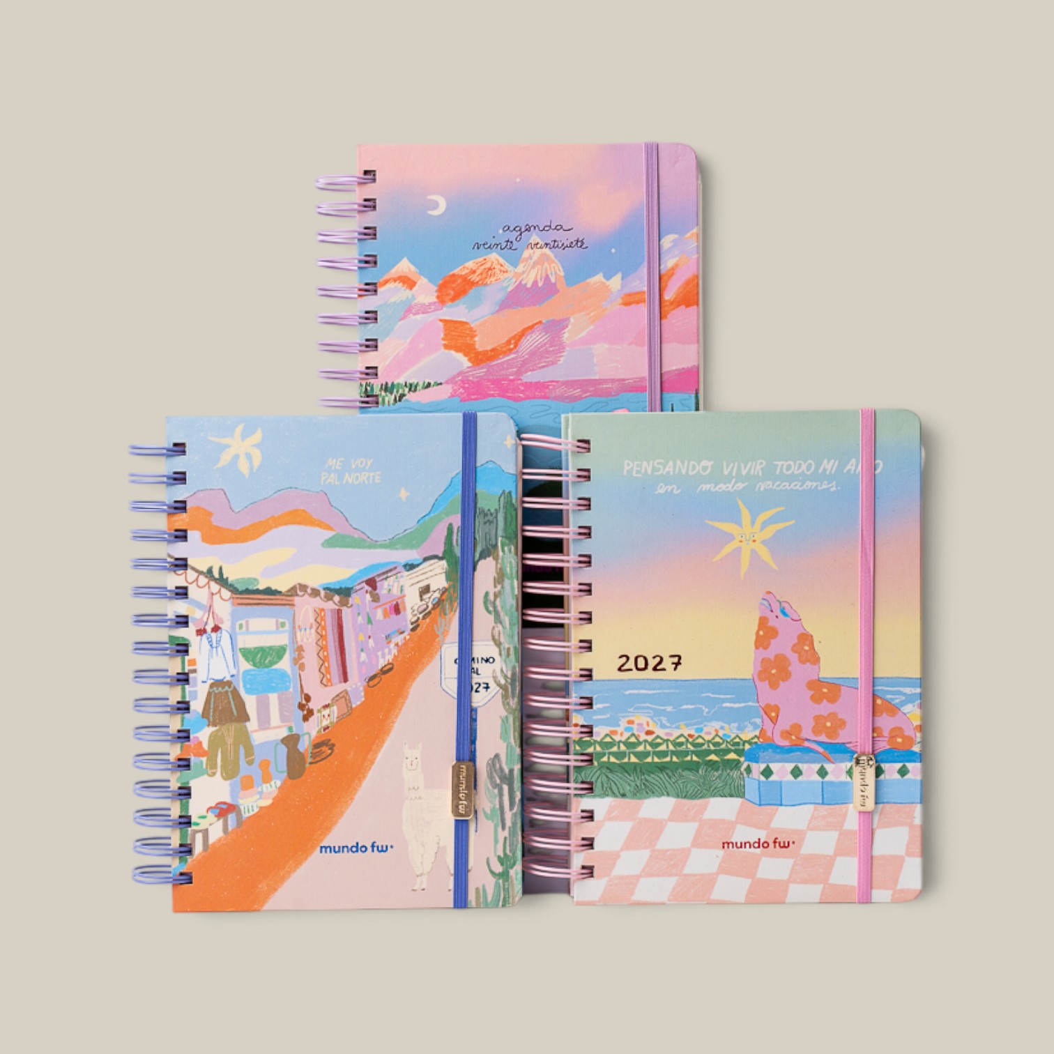 Agenda FW diaria c/esp.15*21 Land 2027