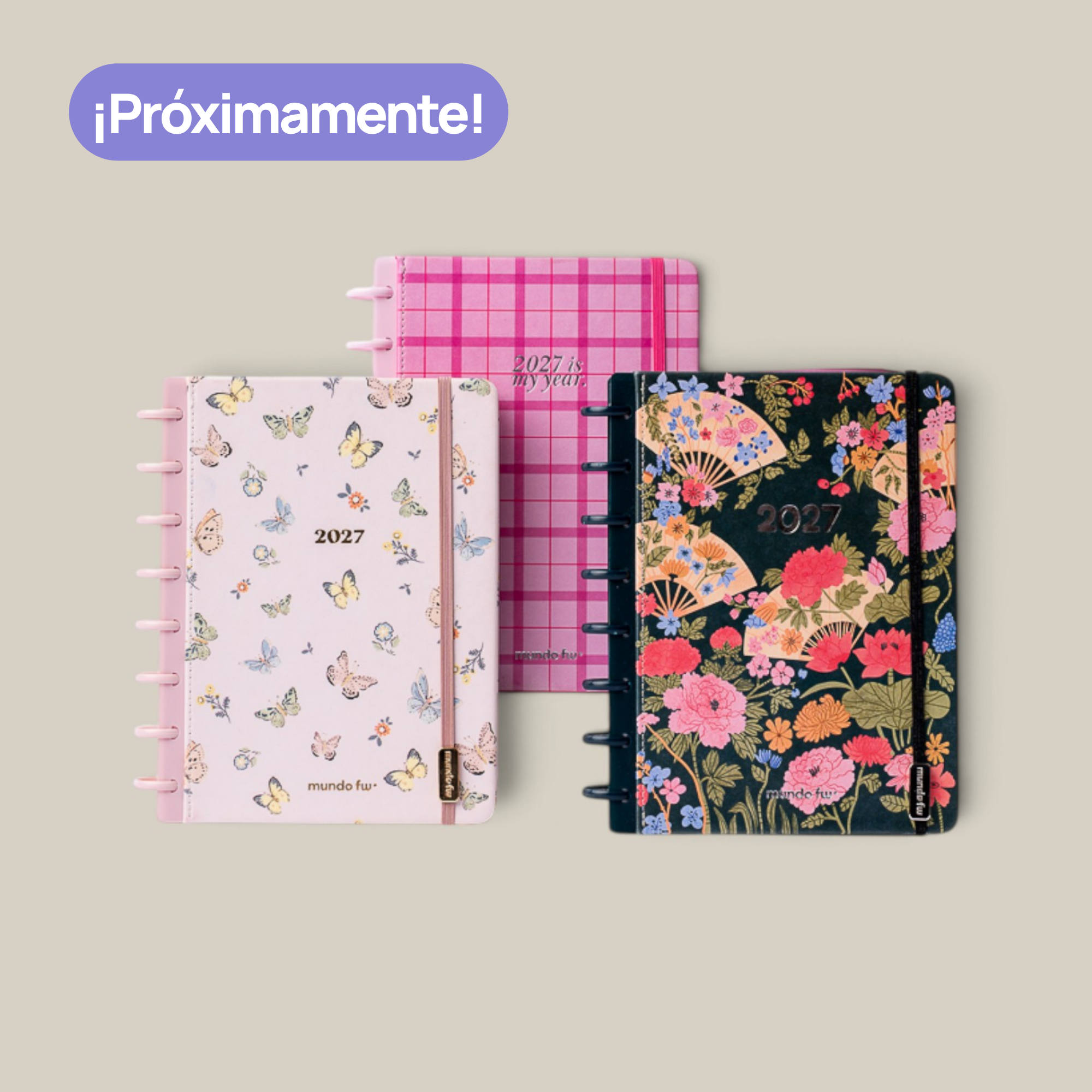 Agenda FW semanal 15*21 perpetua Joy con discos 2027