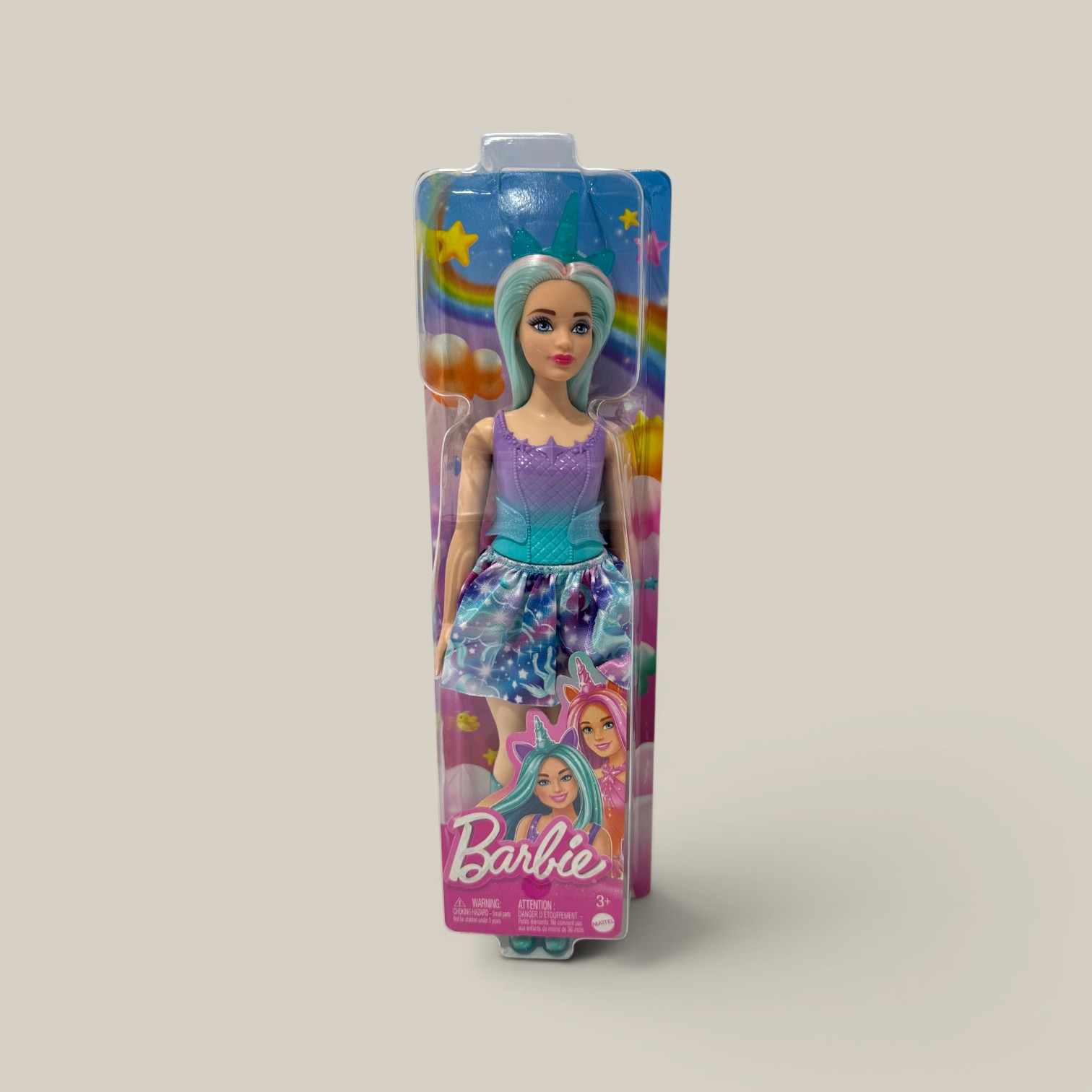 Muñeca Barbie unicornio