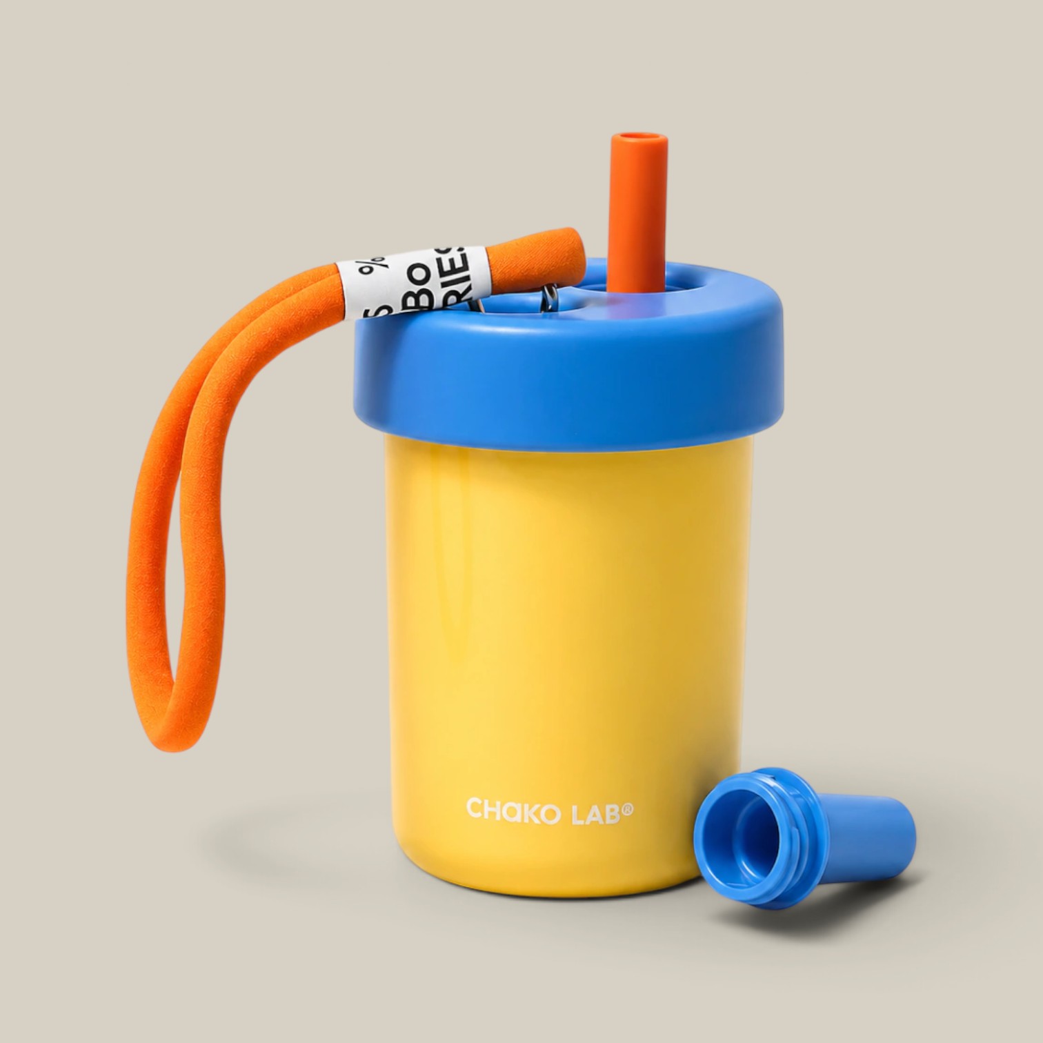 Vaso térmico Bo Bo amarillo 485ml